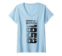 Donna Special Edition 1958 Anno di Nascita 68° Compleanno Maglietta con Collo a V
