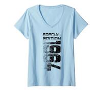 Donna Special Edition 1964 61° Compleanno, 61 Anni Maglietta con Collo a V