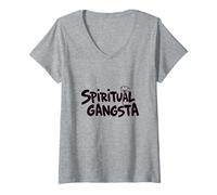 Donna Spirituale Maglietta con Collo a V