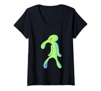 Donna Spongebob Squarepants Bold And Brash Maglietta con Collo a V
