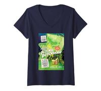 Donna Spongebob Squarepants Flying Dutchman Maglietta con Collo a V