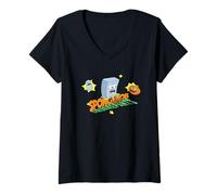 Donna Spongebob Squarepants Halloween Funny Maglietta con Collo a V