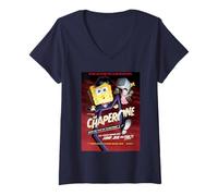 Donna Spongebob Squarepants The Chaperone Maglietta con Collo a V