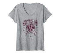 Donna SpongeBob SquarePants University of Wumbo Patrick Cartoon Maglietta con Collo a V
