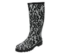 Donna Spot On Piatto Pizzo Stile Stampa Superiore Welly 'X1r103'