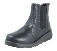 Donna Spot On Largo Fit Zip Feltro Foderato Smart Stivaletti Casuali: F4R467