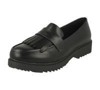 Donna Spot On Smart Casual Fronzoli Dettagliato Mocassini 'F9r0093'