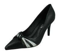 Donna Spot On Tacco Alto a Punta Décolleté con Glitter Twist Nodo F9R0131