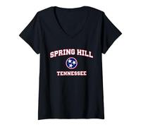 Donna Spring Hill, Tennessee (TN) Maglietta con Collo a V