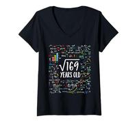 Donna Square Root of 169 13th Birthday 13 Year Old Gifts Math Bday Maglietta con Collo a V