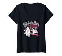 Donna Squid Game Hide And Seek Maglietta con Collo a V