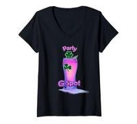 Donna St Patricks Day G Spot Beer Trend Donne Party G Spot Maglietta con Collo a V