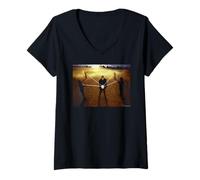 Donna Star Trek Attore Leonard Nimoy Desert Scena Michael Grecco Maglietta con Collo a V