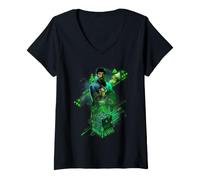 Donna Star Trek Evil Spock Borg Gowran Maglietta con Collo a V