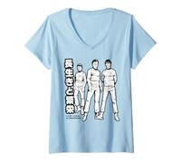 Donna Star Trek: The Original Series Trio Live Long & Prosper Maglietta con Collo a V