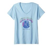 Donna Star Wars Darth Vader Vintage Come To The Dark Side Quote Maglietta con Collo a V