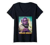 Donna Star Wars: The Mandalorian And Grogu Garazeb Orrelios Zeb Maglietta con Collo a V