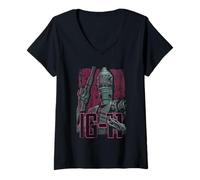 Donna Star Wars The Mandalorian Bounty Hunter Ig-11 Maglietta con Collo a V