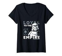 Donna Star Wars Trooper Loyal To The Empire Maglietta con Collo a V