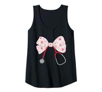 Donna Stetoscopio da Infermiera, per Donne | Bow, Coquette & Nursing Canotta