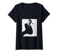 Donna Steve Norman Sax Player Spandau Ballet Duffy Fotografia Maglietta con Collo a V