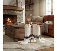 Donna Stivale Bracciale Nero Metallo Catena Cavigliera Scarpe Multi Onda Strand