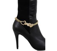 Donna Stivale Bracciale Oro Metallo Catena Carino Gioielli Cavigliera Love Charm