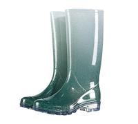 Donna Stivaletti Pioggia Scarpe da Giardino per Donne di Gomma Stivali In Impermeabili con Robusta Suola Antiscivolo Rain Boots Ideali Fango e Tutte le Stagioni