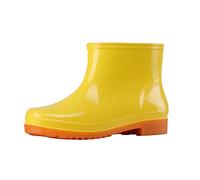 Donna Stivaletti Pioggia,Scarpe da Giardino per Donne Stivali Pioggia Corti Slip on Comode Scarpe Esterni Giardinaggio Chelsea Ideali Fango e Tutte Le Stagioni