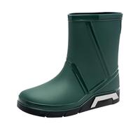 Donna Stivaletti Pioggia Stivali da Antiscivolo Alla Caviglia Esterno Con Comfort Ultimi Leggeri e Resistenti per Esterni Giardinaggio Chelsea