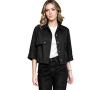 Donna Stola Bolero Elegante Giacca Cerimonia Festa Corta Esterna | Corto,Manica 3/4,Girocollo,Ufficio,Battesimo,Lavoro,Festa Di Compleanno,Business,Cocktail,Nozze,Celebrazione,Vita Quotidiana