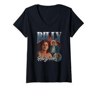 Donna Stranger Things Billy Homage Maglietta con Collo a V