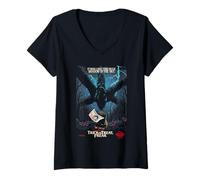 Donna Stranger Things Huge Shadow Maglietta con Collo a V