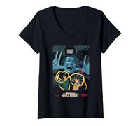 Donna Stranger Things Maple Street Maglietta con Collo a V