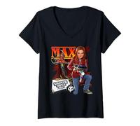 Donna Stranger Things Tales from '85 Max Maglietta con Collo a V
