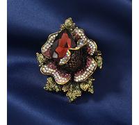 Donna Strass Floreale Spilla Accessorio Cristallo Bouquet per Cappotto Pin Decor
