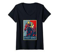 Donna Street Sense Horse, Corsa di Cavalli, del Mar, Santa Anita Horse Maglietta con Collo a V