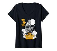 Donna Sun Wukong Il Re Scimmia Arti Marziali Leggenda Cinese Maglietta con Collo a V