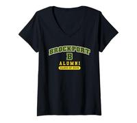 Donna SUNY Brockport Golden Eagles Graduates Alumni 2035 Maglietta con Collo a V