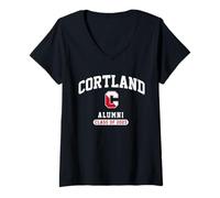 Donna SUNY Cortland Red Dragons Alumni - Class of 2023 Maglietta con Collo a V