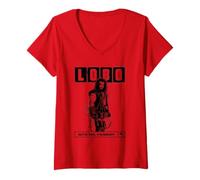 Donna SuperGirl 2026 Lobo Bite Me Maglietta con Collo a V