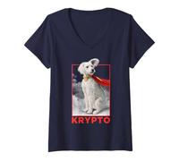 Donna Superman (2025) Krypto Good Dog Maglietta con Collo a V