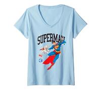 Donna Superman (2025) Krypto Together Maglietta con Collo a V