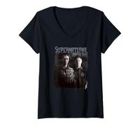 Donna Supernatural Brothers Maglietta con Collo a V