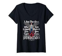 Donna Supernatural Castiel Raised from Perdition Maglietta con Collo a V