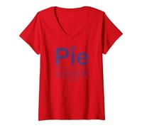 Donna Supernatural Pie Maglietta con Collo a V, Rosso, M