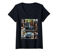 Donna Supernatural Sam Dean Squares Maglietta con Collo a V
