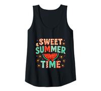 Donna Sweet Summer Time Watermelon Retro Cute Summer Vacation Canotta