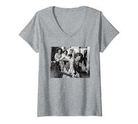 Donna Syd Little Eddie Grande Panto Patsy Ann Scott Norman Collier Maglietta con Collo a V