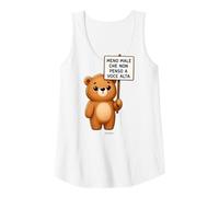 Donna T-Shirt Divertenti Donna Meno Male Che Non Penso a Voce Alta Canotta